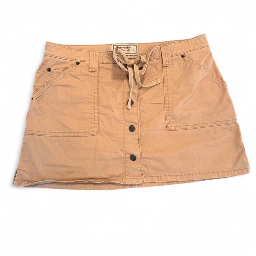 Abercrombie-fitch Women's Tan and Brown Skirt